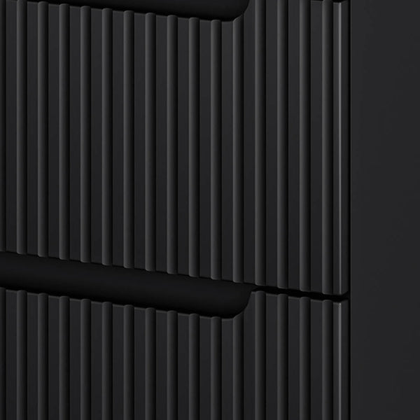 Waschtischunterschrank Skelbolu gerillte Front [en.casa]