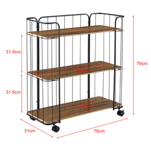 Beistellwagen Laer mit 3 Etagen in verschiedenen Farben en.casa