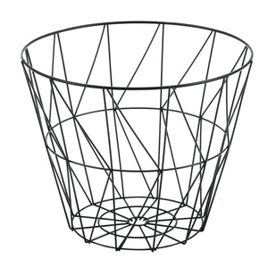 Metallkorb Beistelltisch Codogno 2er-Set in versch. Farben en.casa