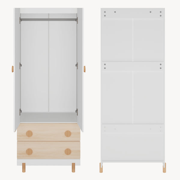 Kinderkleiderschrank Vaarentaa [en.casa]