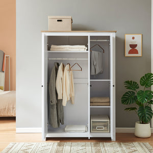 Kleiderschrank Vasand 175x120x52 cm [en.casa]