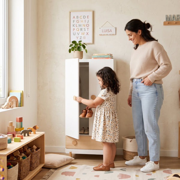Kinderkleiderschrank Vaarentaa [en.casa]