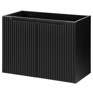 Waschtisch Skelbolu mit Türen gerillt [en.casa]