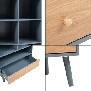 Bücherregal mit Schublade Reyljand [en.casa]