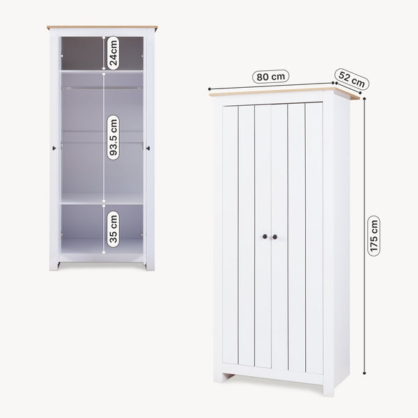 Kleiderschrank Trorjam [en.casa]