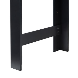 Bartisch Danderyd 120x60x106 cm mit 3 Ablagefächern [en.casa]