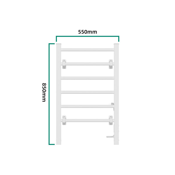 Elektrischer Handtuchheizkörper Savitaipale 85x55cm in versch. Farben [pro.tec]