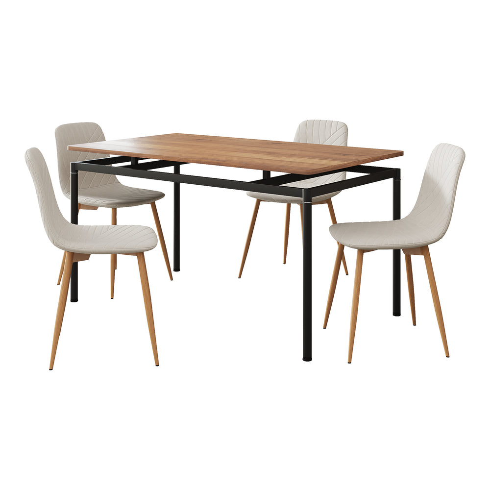 Essgruppe Hemnes 5-teilig [en.casa]