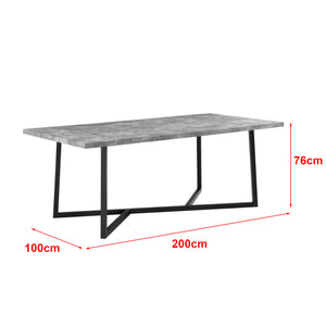 Esstisch Sjöbo 200x100x76cm versch. Farben en.casa