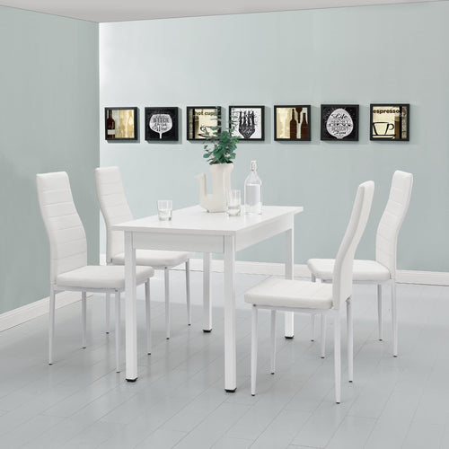 Essgruppe Jørpeland (Set, 5-tlg) 120x60 cm versch. Farben [en.casa]