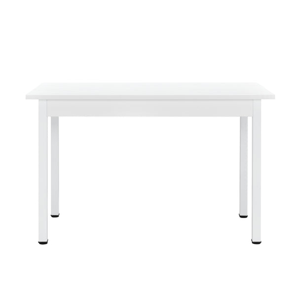 Essgruppe Honningsvåg 5-tlg. mit 120x60 cm Tisch und 4 Polsterstühlen en.casa