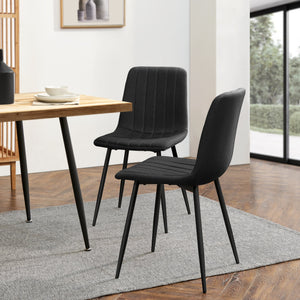 Esszimmerstuhl Elsern 2er Set in versch. Farben [en.casa]