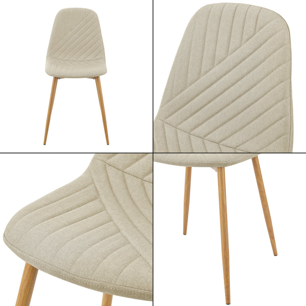 Esszimmerstuhl Köfering im 2er Set in versch. Farben [en.casa]