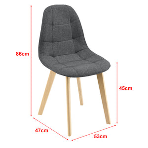 Esszimmerstuhl Kopparberg 2er-Set versch. Farben en.casa