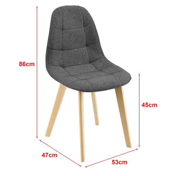 Esszimmerstuhl Kopparberg 2er-Set versch. Farben en.casa