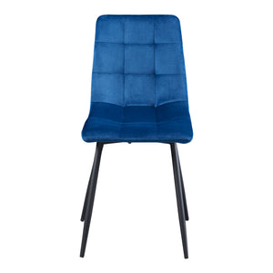 Esszimmerstuhl Lexnitz 2er Set mit runden Beinen in versch. Farben [en.casa]