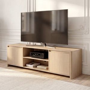 Fernsehschrank Takranmaa 150x40x50 cm Eicheoptik [en.casa]