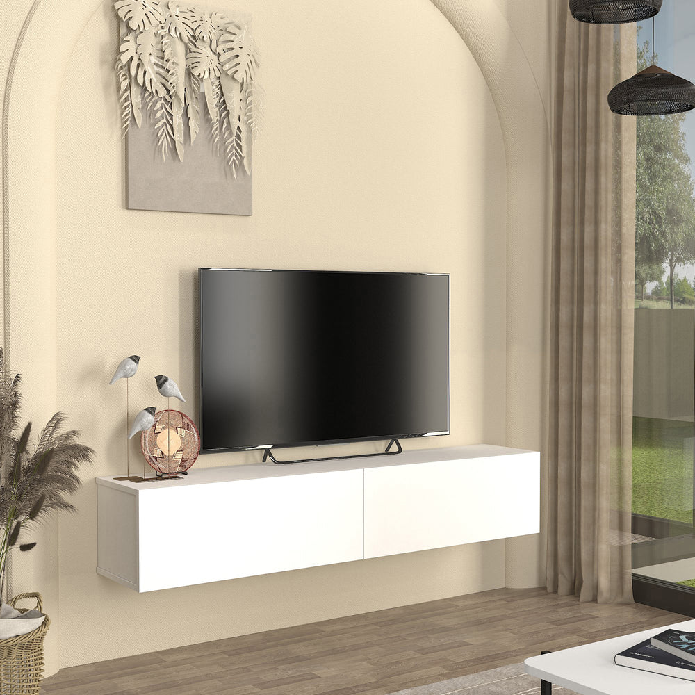 TV-Lowboard hängend Nolven [en.casa]