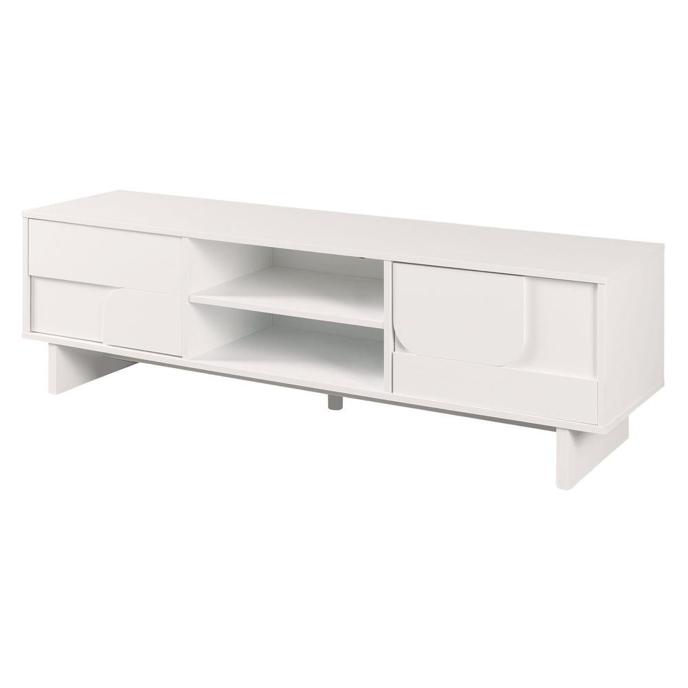 Fernsehschrank Katanshumn mit 2 Türen 150x39x45 cm [en.casa]