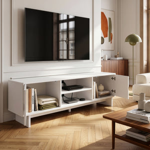 Fernsehschrank Katanshumn mit 2 Türen 150x39x45 cm [en.casa]