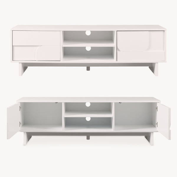Fernsehschrank Katanshumn mit 2 Türen 150x39x45 cm [en.casa]