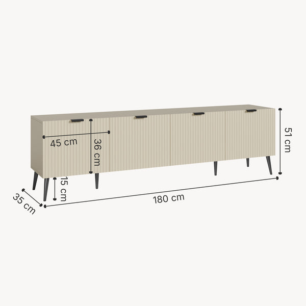 Fernsehschrank Nand [en.casa]
