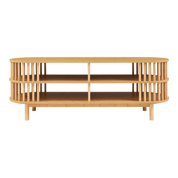 Fernsehtisch Jarvenpaa Bambus [en.casa]