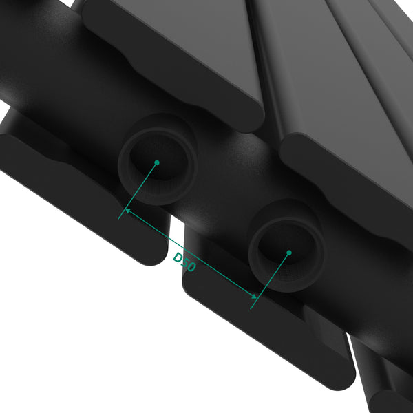 Designheizkörper Nore flach zweilagig