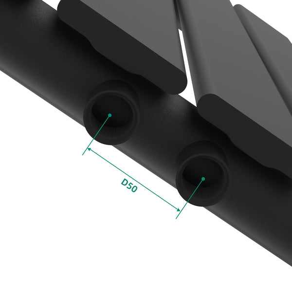 Designheizkörper Nore Schwarz 60x30cm Einlagig 249W [neu.haus]