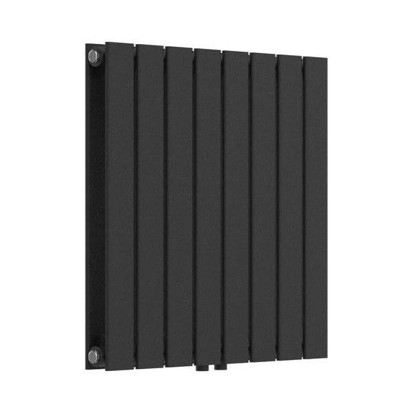 Designheizkörper Nore Schwarz 60x60cm Doppellagig 809W [neu.haus]