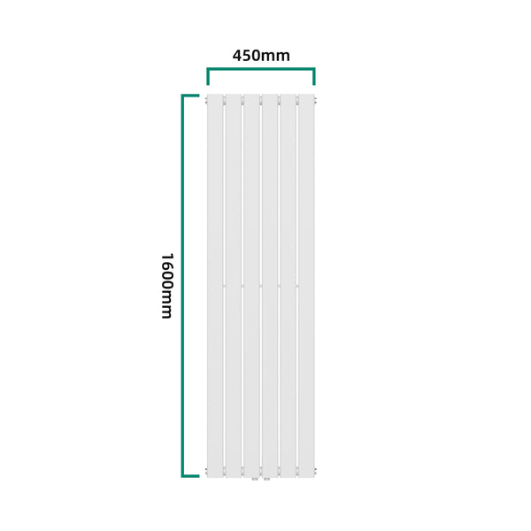 Designheizkörper Nore Weiß 160x45cm Einlagig 790W [neu.haus]