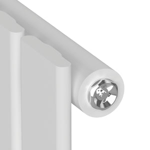 Designheizkörper Nore Weiß 180x30cm Einlagig 598W [neu.haus]