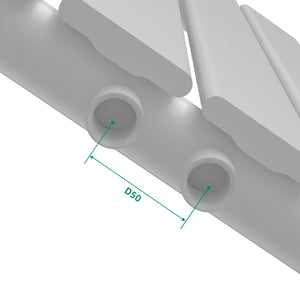 Designheizkörper Nore Weiß 60x30cm Einlagig 249W [neu.haus]