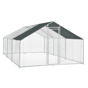 Freilaufgehege Wels mit Sonnendach in versch. Größen [pro.tec]