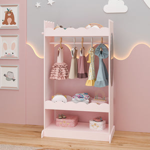 Kindergarderobe Vestnes mit Spiegel [en.casa]