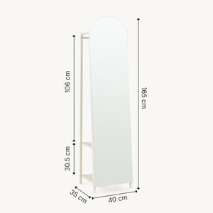 Garderobenspiegel 2-in-1 Frenraby [en.casa]
