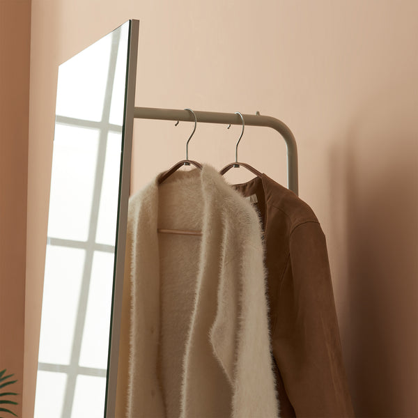 Garderobenspiegel 2-in-1 Saden 165x40x51 cm [en.casa]