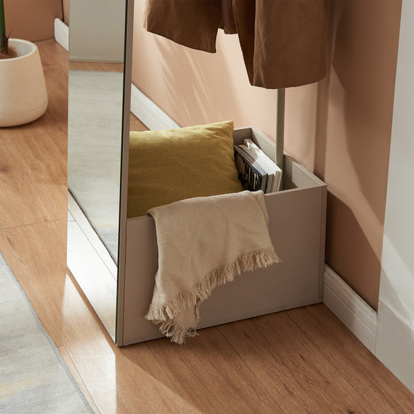 Garderobenspiegel 2-in-1 Saden 165x40x51 cm [en.casa]