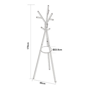 Garderobenständer Edet 179x48x48 cm [en.casa]