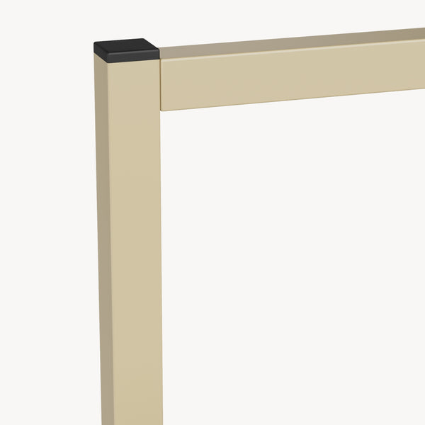 Garderobenständer 'Holtalen' mit 2 Stangen Metall 100 x 40 x 30 cm