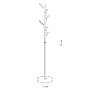 Garderobenständer Nacka 172x37 cm [en.casa]