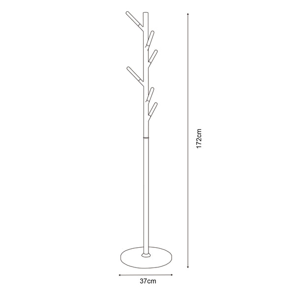 Garderobenständer Nacka 172x37 cm [en.casa]
