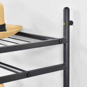 Garderobenständer Schwarz verschiedene Modelle [en.casa]