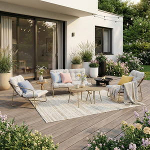 Gartenmöbelset Kivanta 5-tlg. [en.casa]