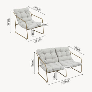 Gartenmöbelset Kivanta 5-tlg. [en.casa]