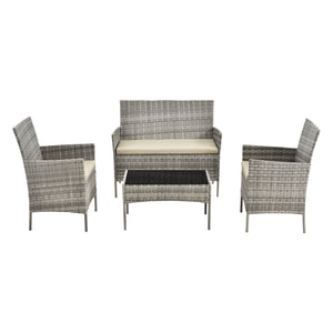 Gartenmöbelset Prazeres verschiedene Farben en.casa