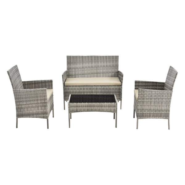 Gartenmöbelset Prazeres verschiedene Farben en.casa