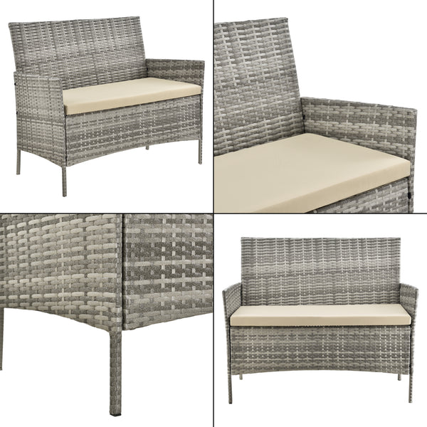 Gartenmöbelset Prazeres verschiedene Farben en.casa