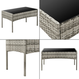 Gartenmöbelset Prazeres verschiedene Farben en.casa