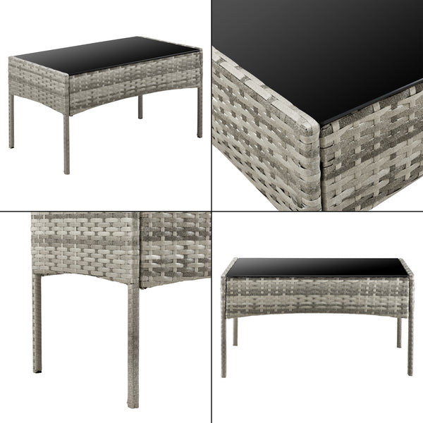 Gartenmöbelset Prazeres verschiedene Farben en.casa